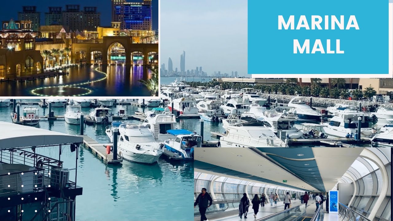 MARINA MALL KUWAIT | SALMIYA BEACH | LUXURIES SHOPPING MALL | BEST MALL IN KUWAIT