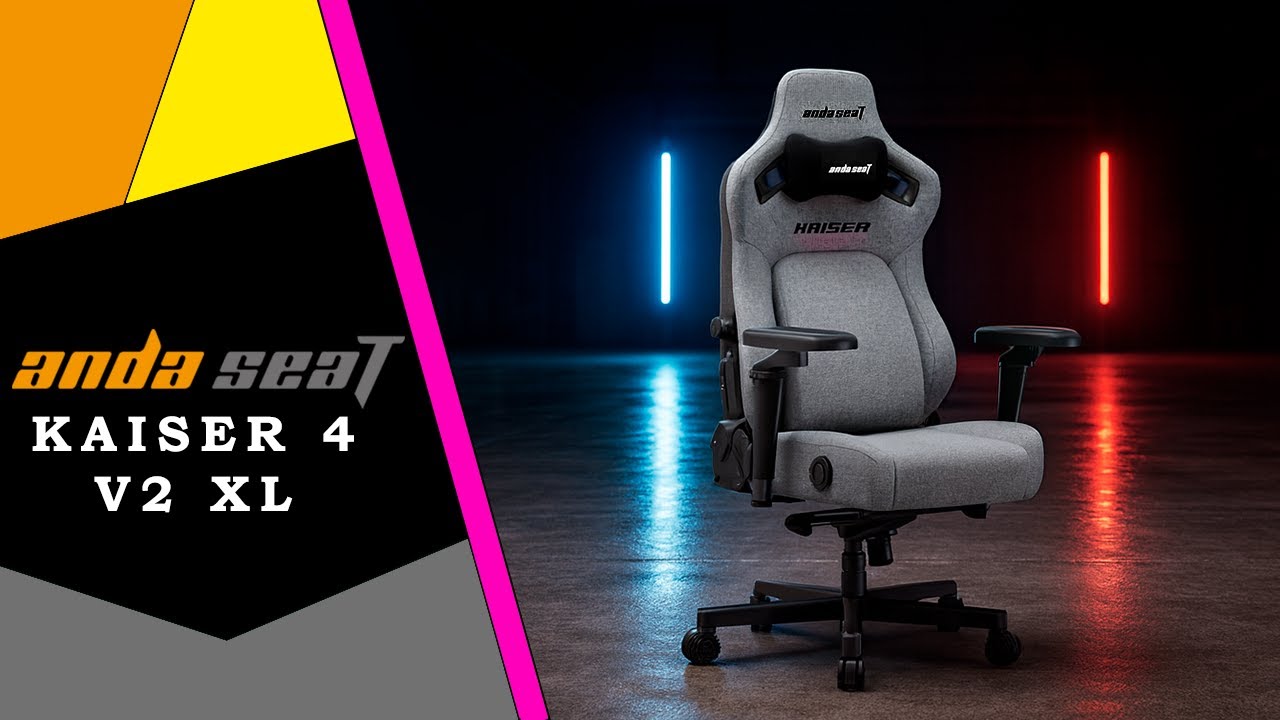 Anda Seat Kaiser 4 V2 XL 🤠 Fotel dla wymagających graczy / Recenzja 4K