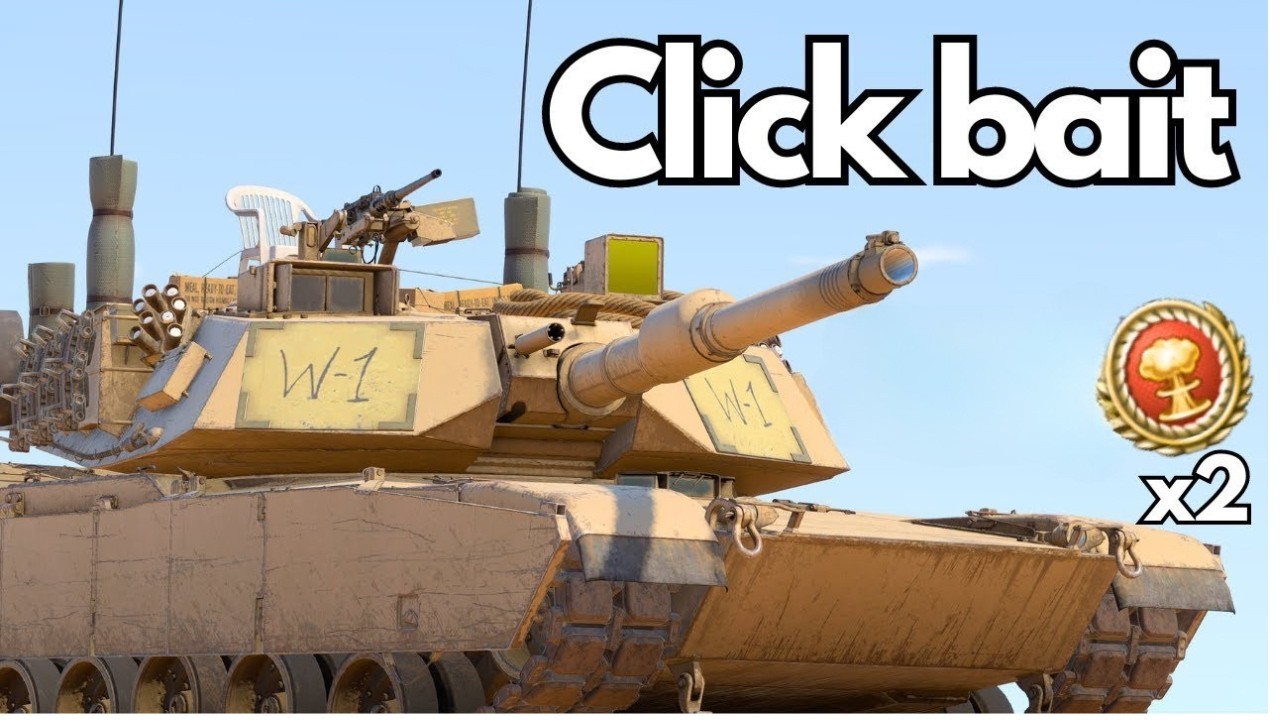M1A1 Click-Bait Still the Best Premium in War Thunder  For USA Army - 2 nukes