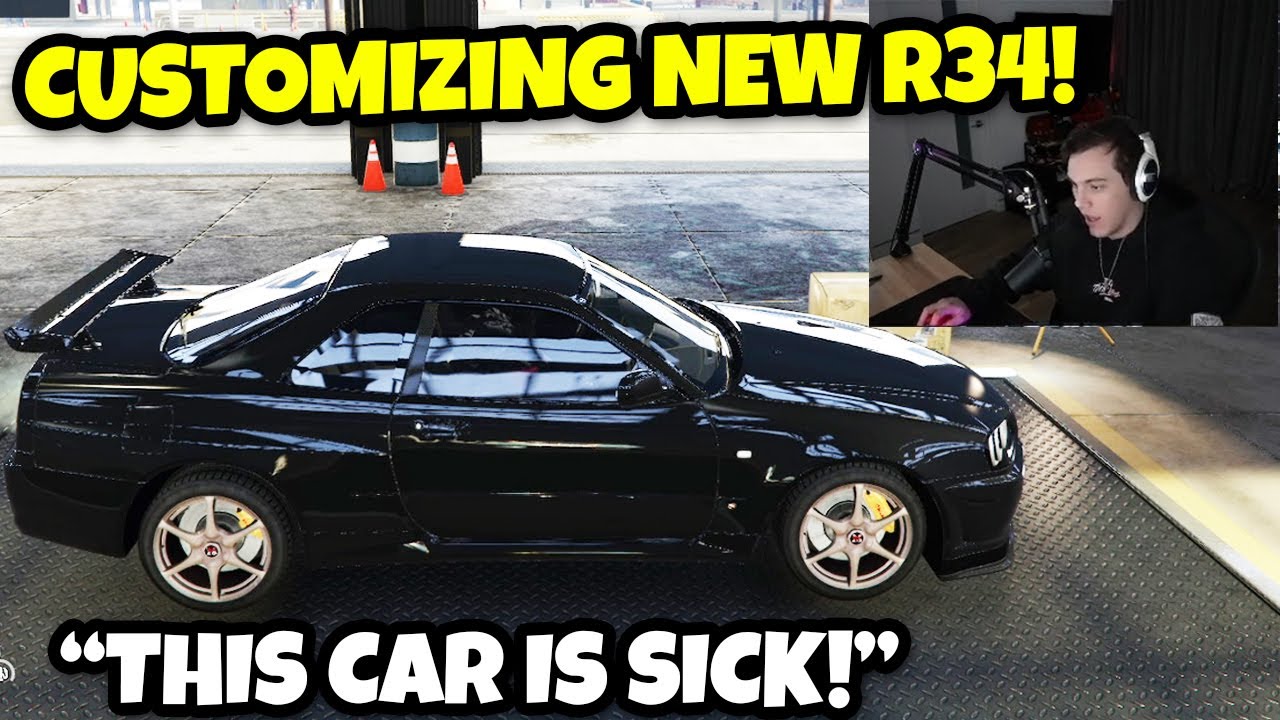 AnthonyZ CUSTOMIZES His NEW R34! | GTA 5 RP NoPixel