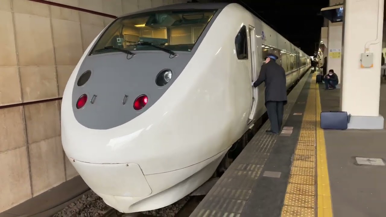 681系(しらさぎ)金沢駅(1番のりば)入線 接近放送接近メロディー到着放送
