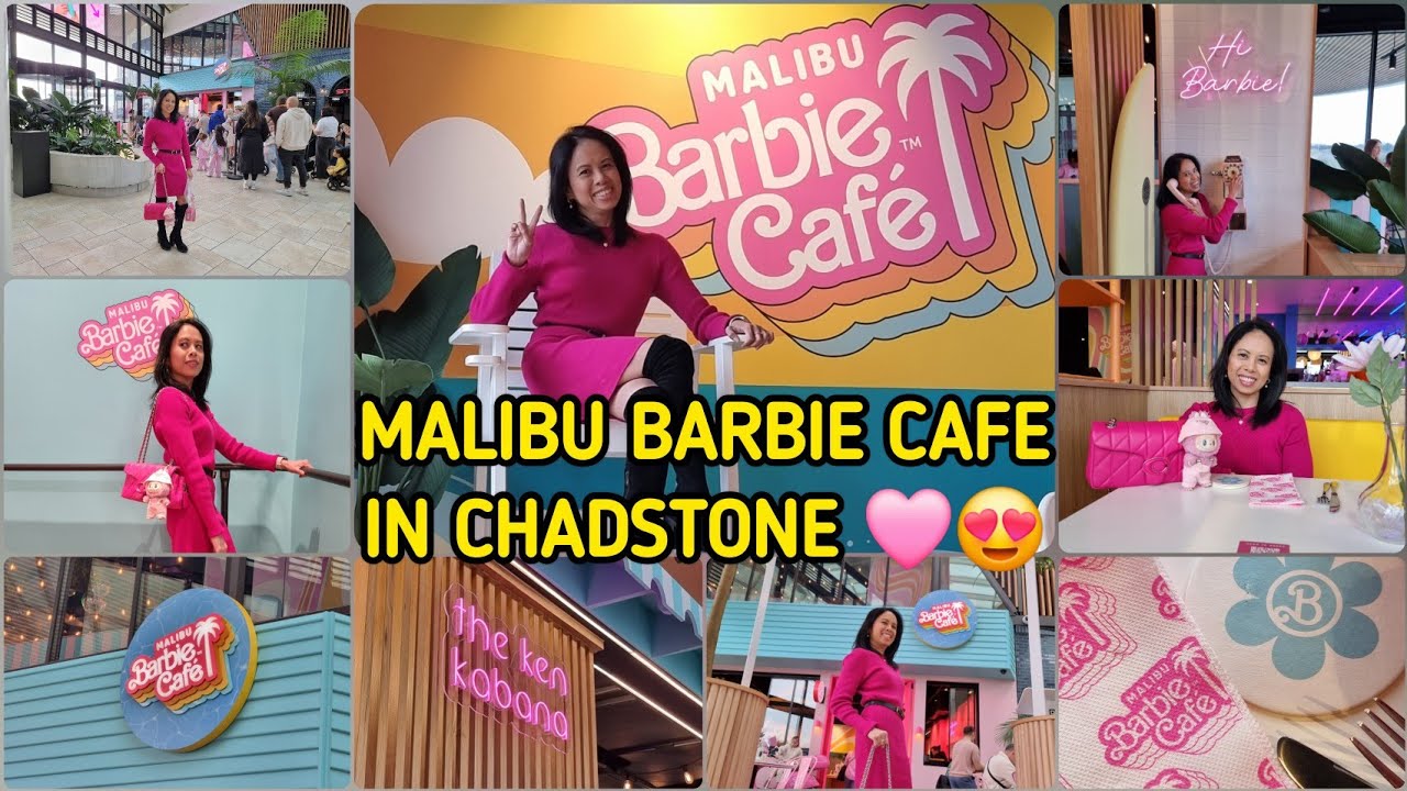 MALIBU BARBIE CAFE  IN CHADSTONE 🩷 CJ HENDRY LOST & FOUND EXHIBITION, ROBOTIC FACES, COACH - VLOG