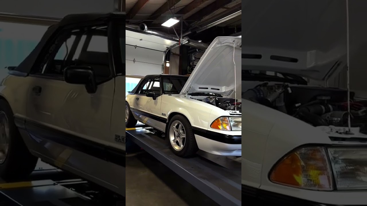 1990 Fox Body screaming for joy #speidellsupercars #dyno #tune #foxbody