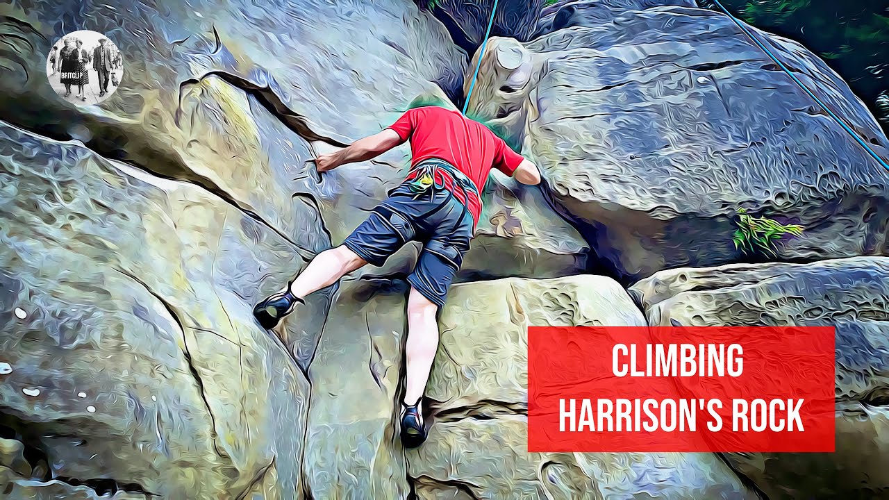 Climbing Harrison's Rock