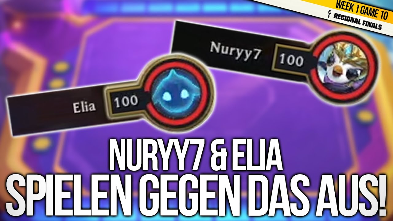 Nury & Elia spielen gegen das AUS! | TFT EM Week 1 Game 10