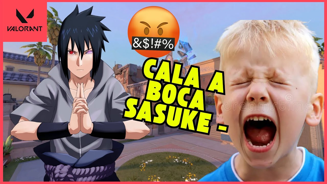 IMITANDO SASUKE NO VALORANT (DEU RUIM?)