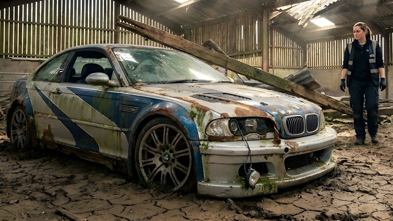 Abandoned 2001 BMW M3 GTR Restoration — From Total Rust to Legend