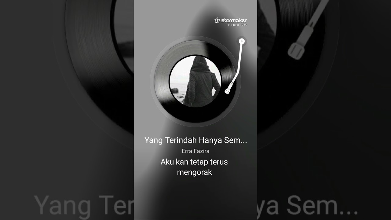 Cover lagu Yang Terindah Hanya Sementara Oleh Erra Fazira