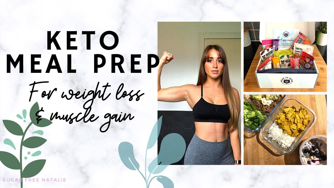 KETO MEAL PREP - Keto in The UK - Weight Loss & Muscle Gain - Low Carb High Protein Meals & Snacks