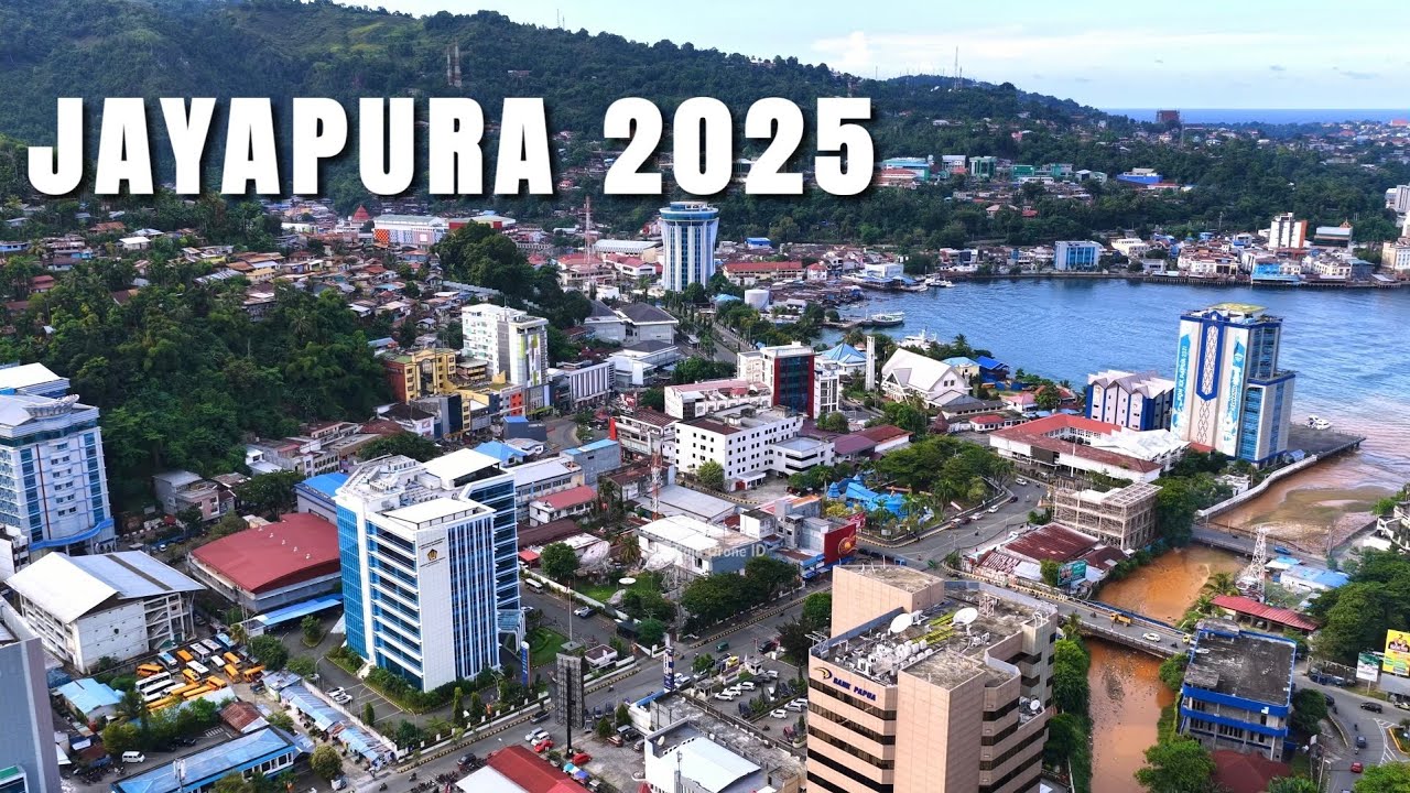 Kota Jayapura Papua 2025, Semakin Maju dilihat dari Udara dengan Drone