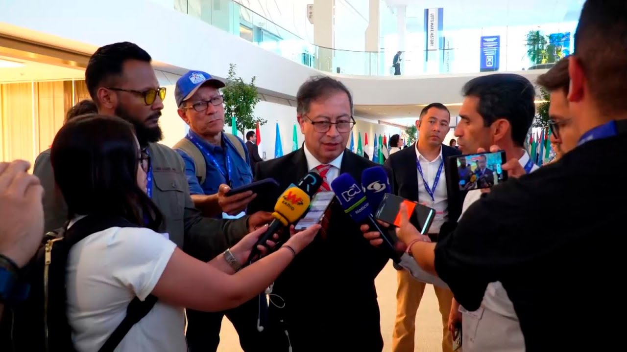 Declaración a medios Presidente Gustavo Petro en el marco de la COP28 - Dubái, diciembre 4 de 2023