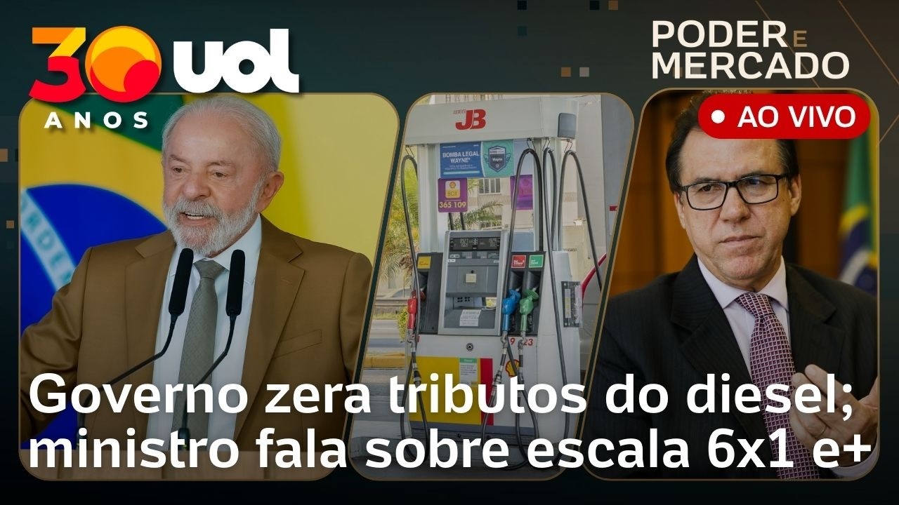 Lula zera imposto do diesel após alta do petróleo; Irã mantém Ormuz fechado; escala 6x1 e+
