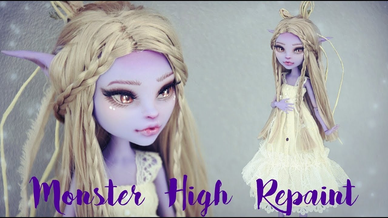 MONSTER HIGH REPAINT ELF WORK IN PROGRESS (English sub)