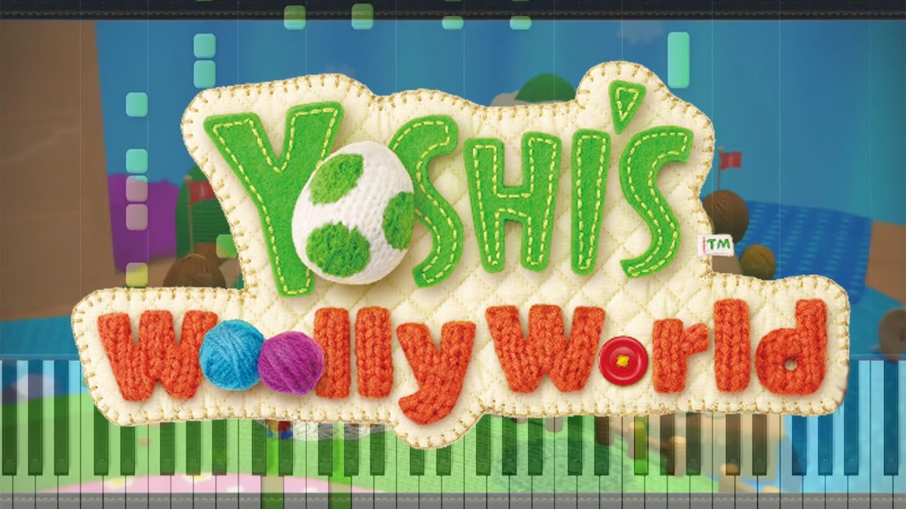 Yoshis Woolly World - Yoshi and Cookies (Piano, Game Video)