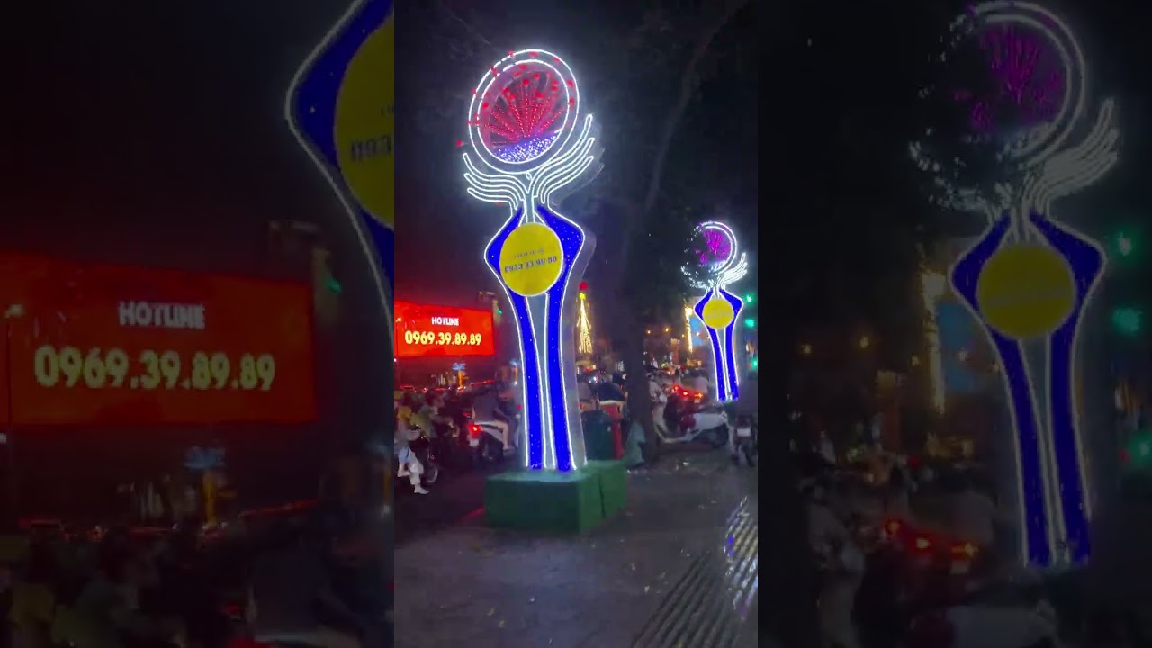Đường hoa chợ Bến Thành