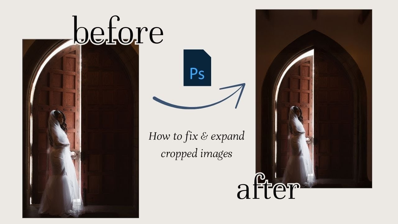 Easy way to fix a cropped image to show more of a scene using photoshop (2026)