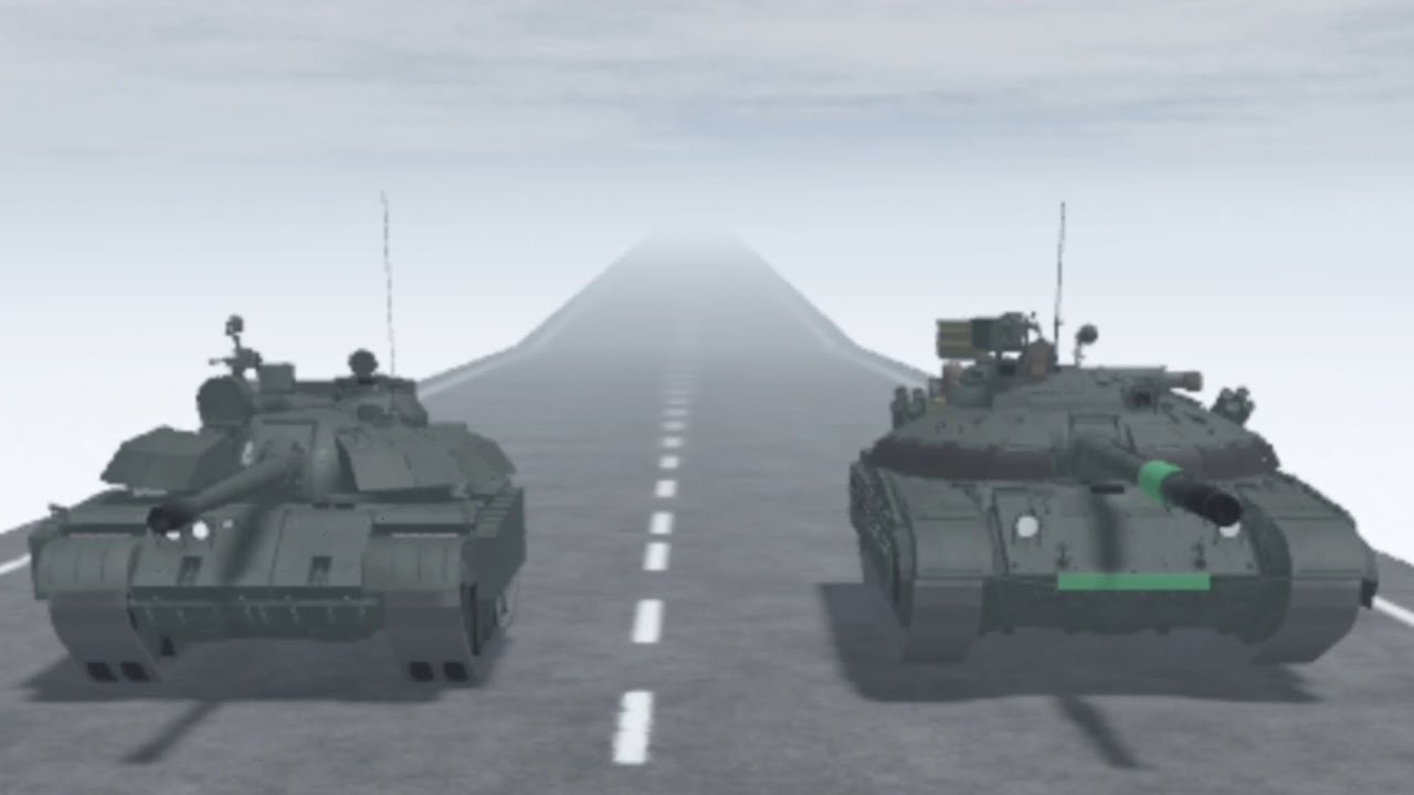 T 55 “Enigma” vs T 64 “Bulat” FACEOFF | Multicrew Tank Combat 4 Roblox
