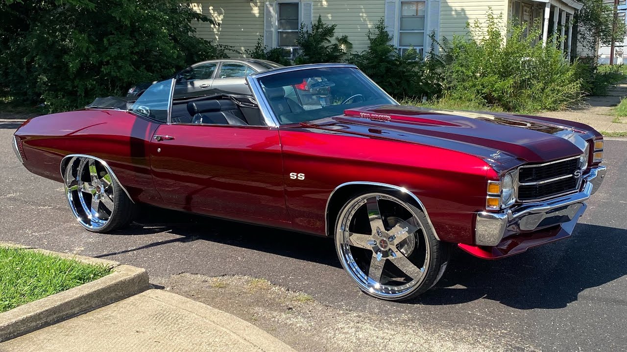 Candy Brandywine 71 Chevelle on 24” Vellanos