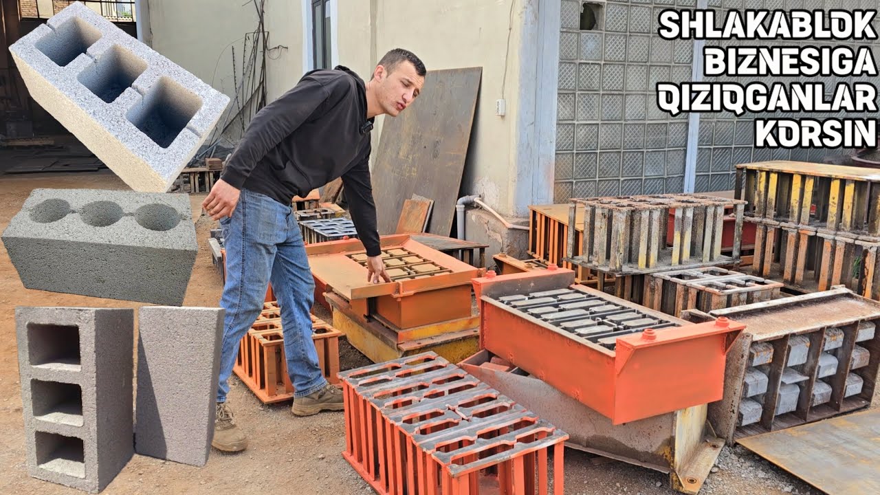 USTAGA GAP YOQ SHLAKABLOK BIZNESIGA QIZIQGANLAR KORSIN ISTALGAN QOLIPNI TAYYORLAB BERAMIZ