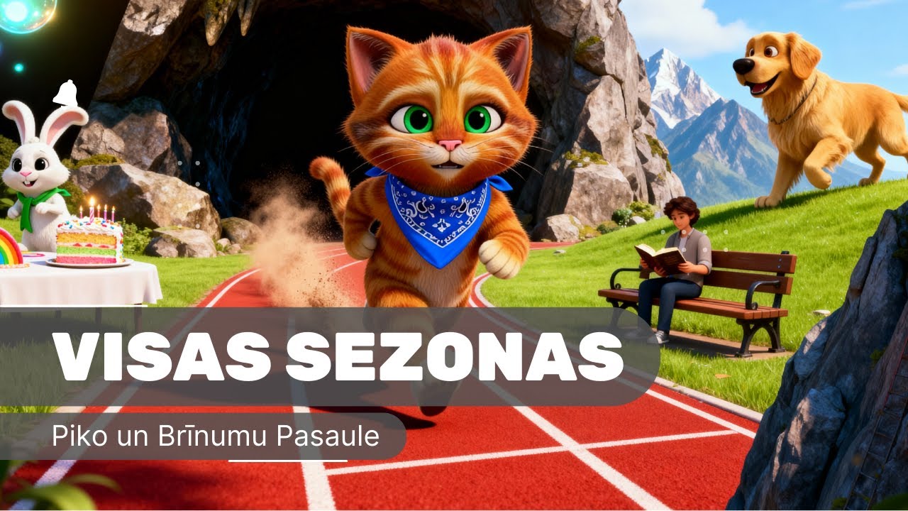 Visas Sezonas - 75 Dziesmu Piedzīvojums | Piko un Brīnumu pasaule | Dziesmas Bērniem Latviski