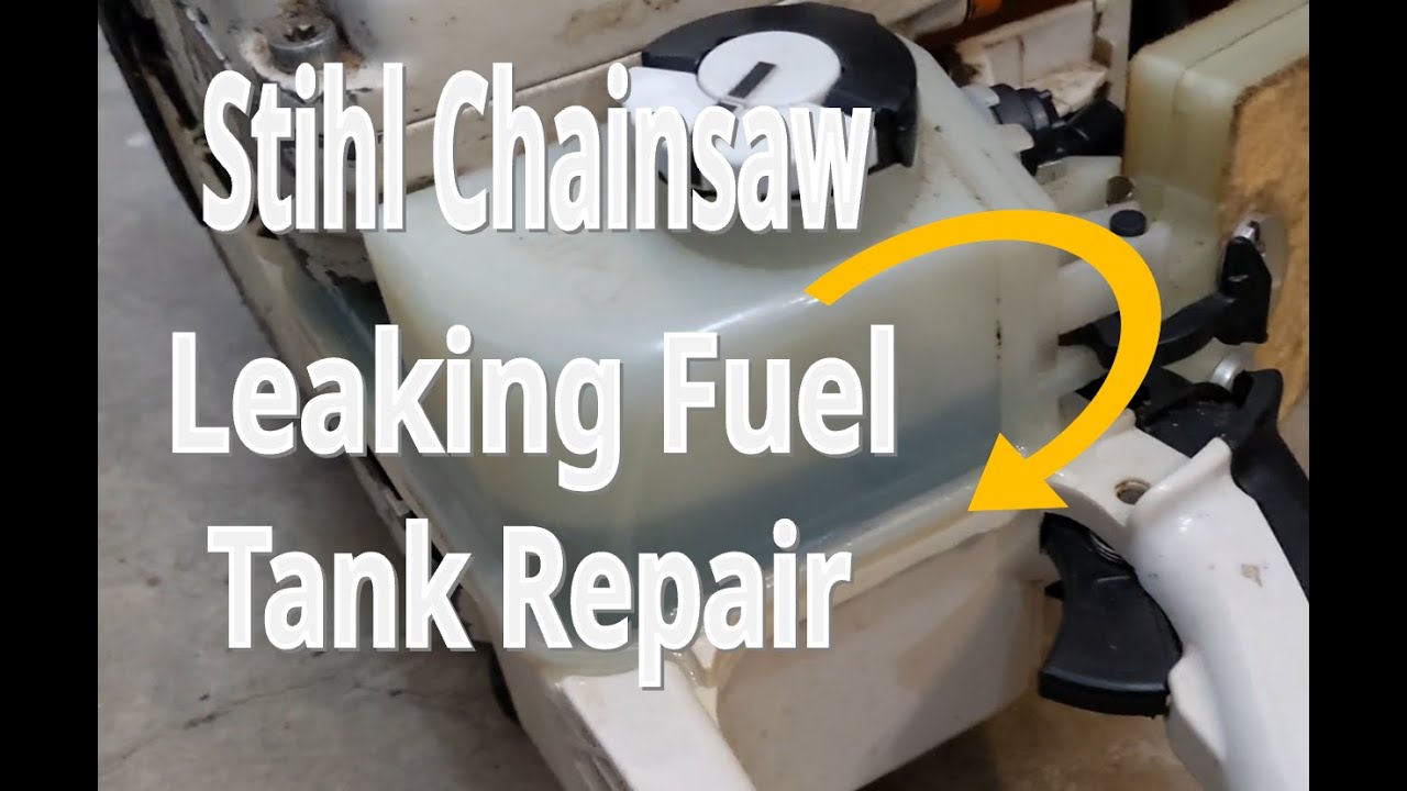 Stihl Chainsaw 036 – Repair of Leaking Fuel Tank Seam