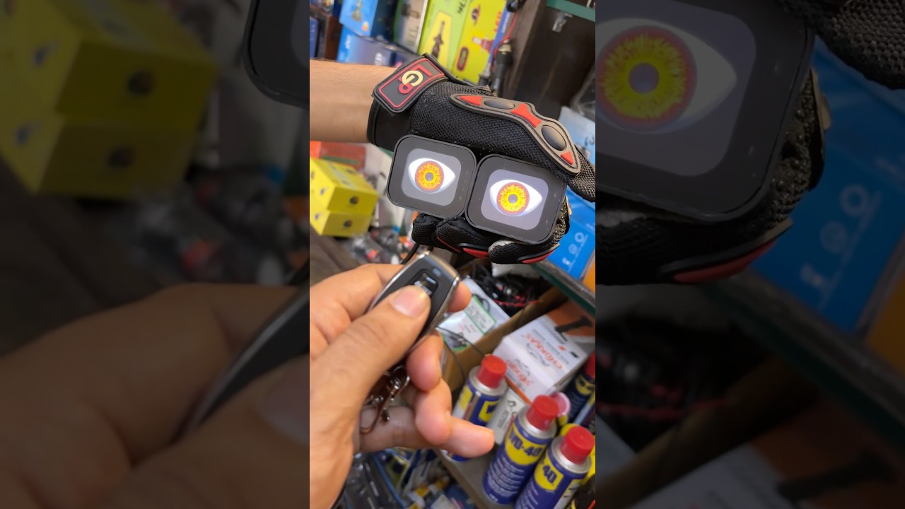 Devil eye light available at Vedant bike accessories Hubli 