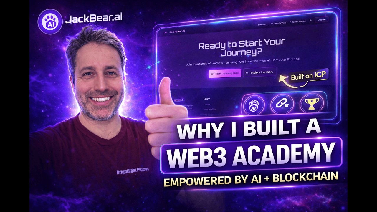 I Built a Web3 Academy on ICP (Here’s Why It Changes Everything)