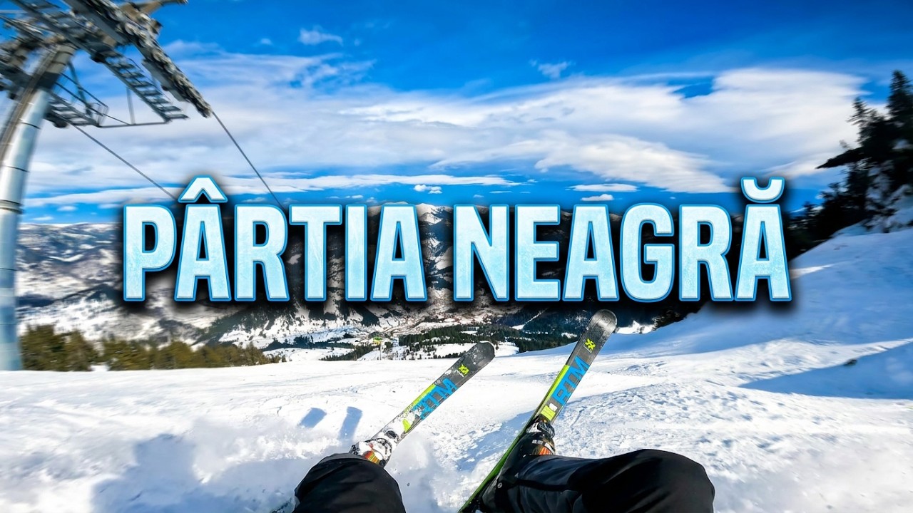 Pârtia Olimpică Borșa, Pârtia NEAGRĂ, 21 feb. 2022 (GoPro 10, SuperView)