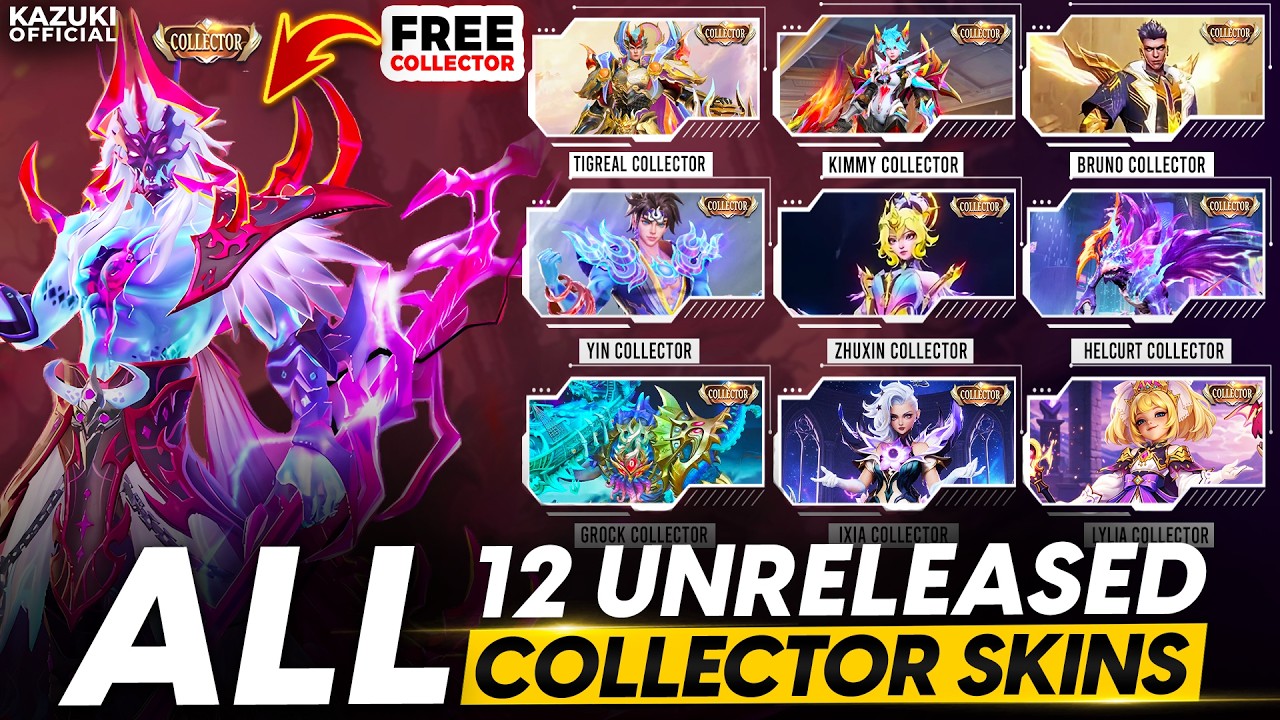 ALL 12 PENDING COLLECTORS SKINS LIST | MOSKOV COLLECTOR, CHOU COLLECTOR & MORE