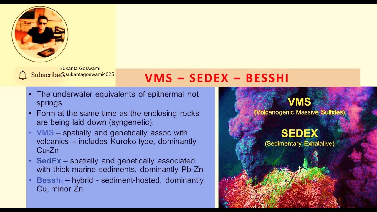 VMS deposit #ore #geology #sulfar #sulfides # gold# sedex