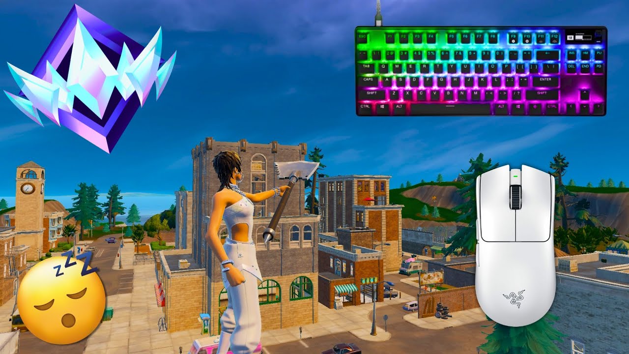 SteelSeries Apex Pro TKL ASMR 😴 Fortnite OG Ranked Reload 🏆 Satisfying Keyboard Fortnite 240 FPS 4K