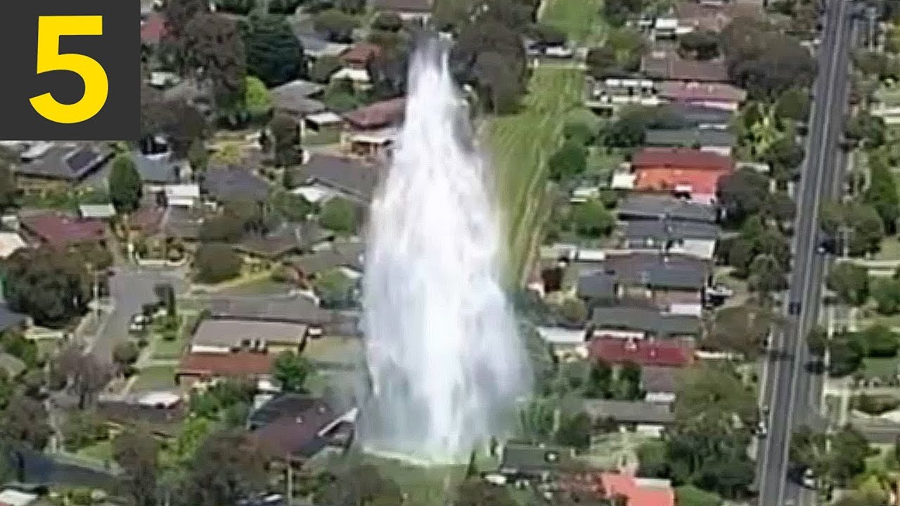 Top 5 Largest Water Main Breaks