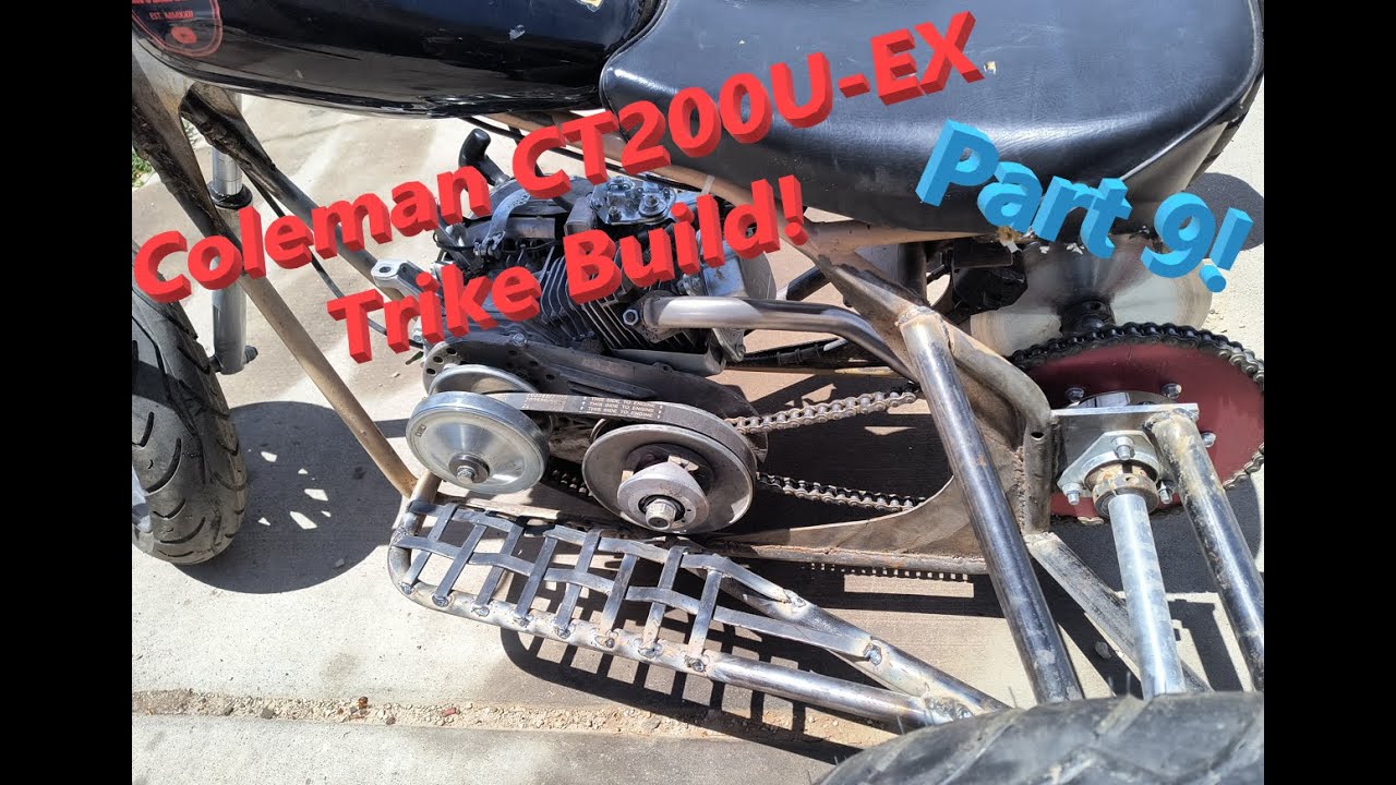Stage One Install On The Trike! Coleman CT200U-EX Trike Build Part 9!