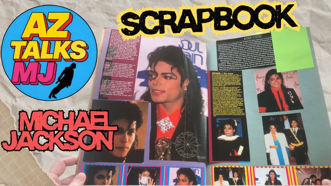 Michael Jackson Scrapbook #3 1990