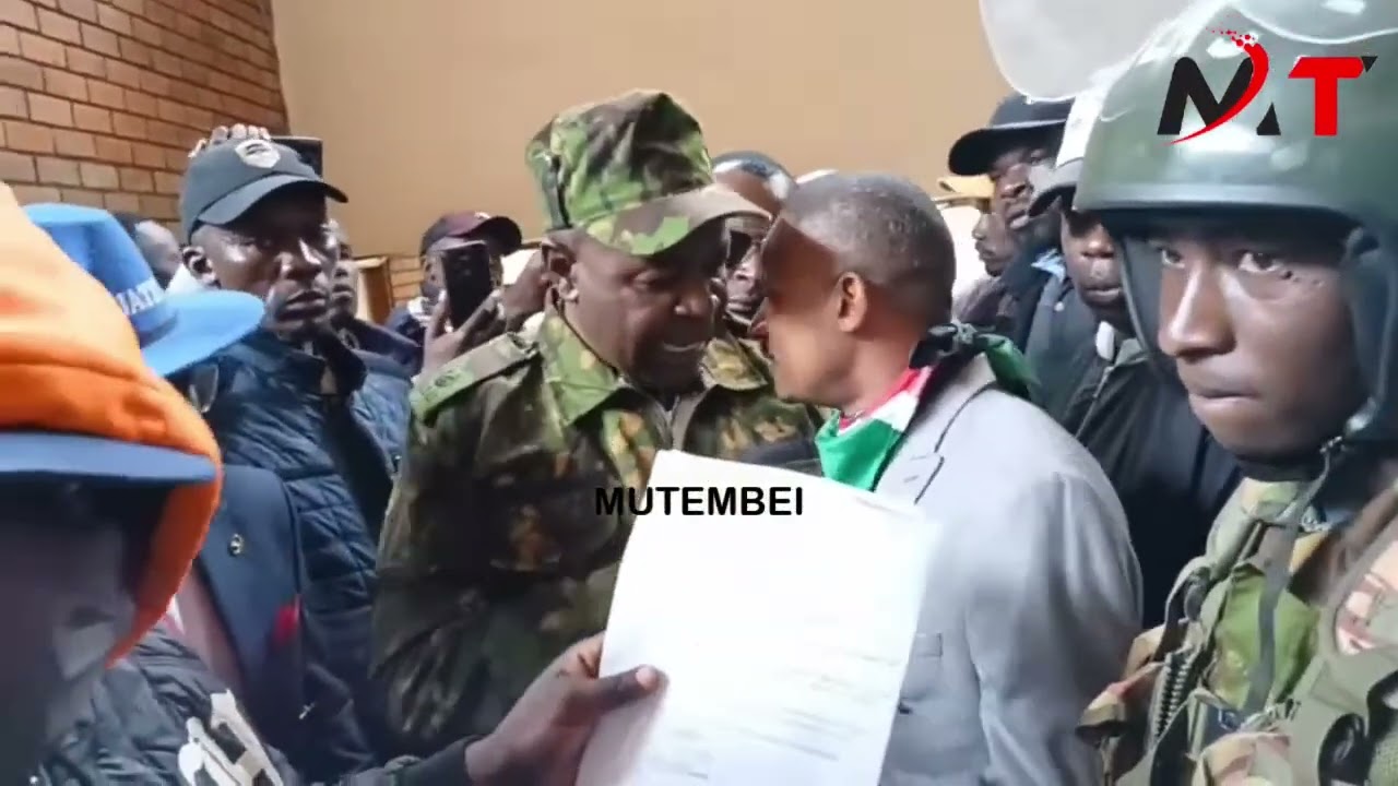 Разъяренный Бабу вступил в конфликт с полицией после попытки сорвать собрание НДЦ!!