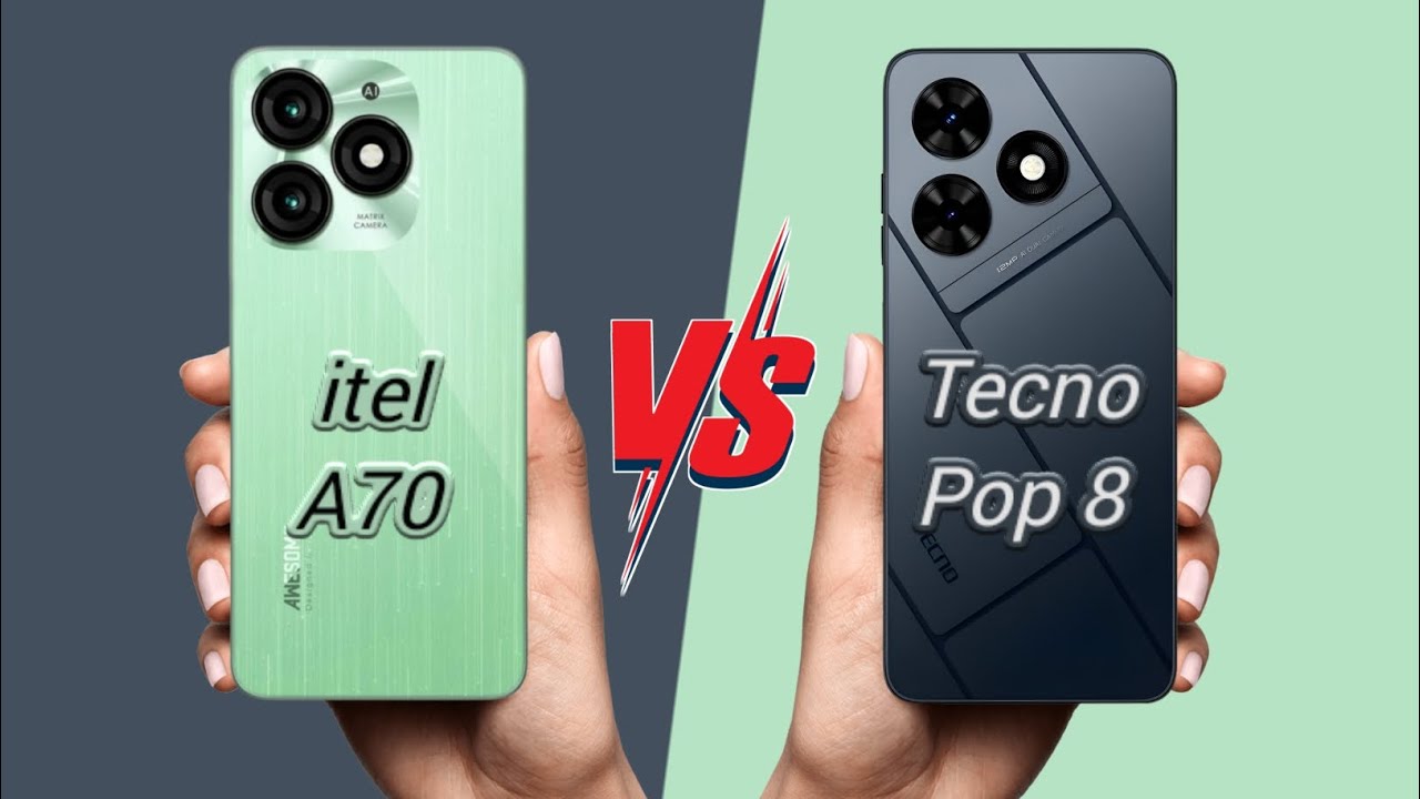 itel A70 vs Tecno Pop 8