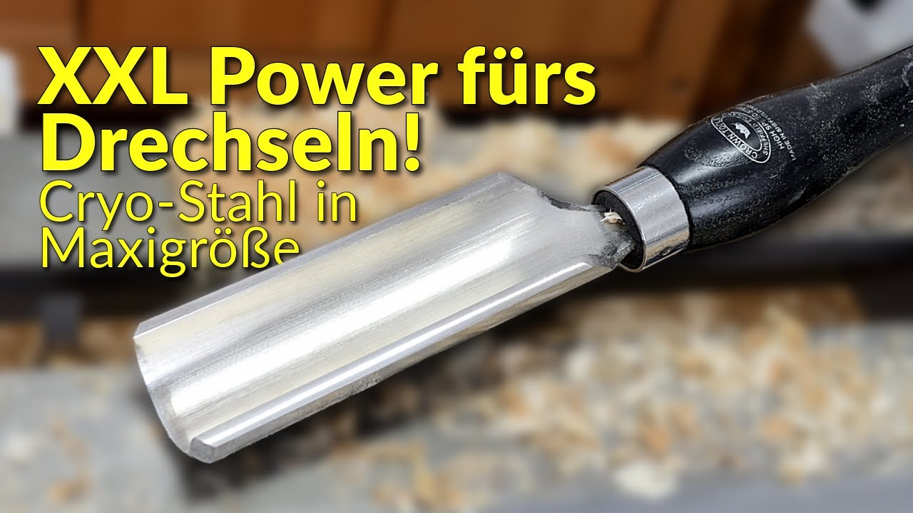 Crown XXL Cryo Schruppröhre – Das Kraftpaket für große Drechselprojekte