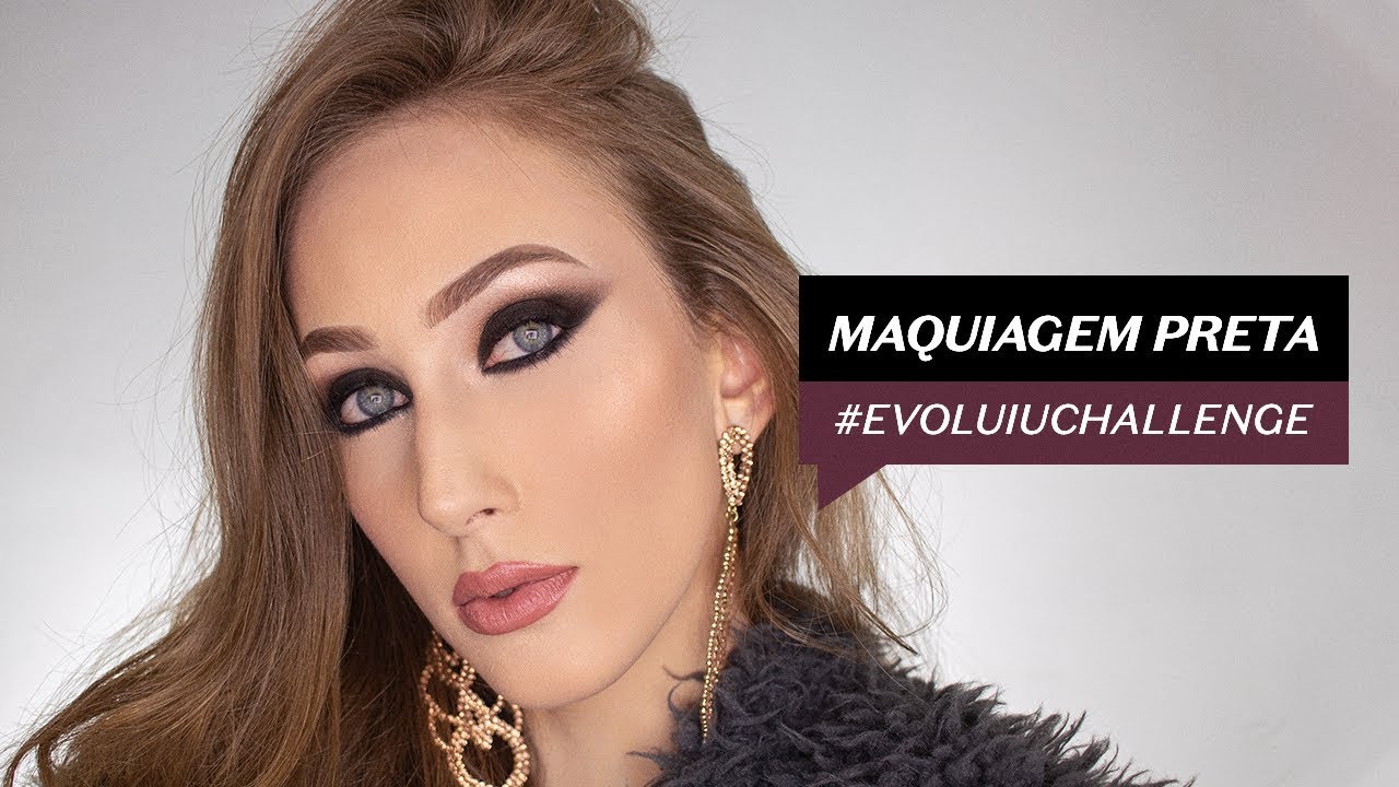 Renata Santti faz maquiagem preta super glam para o Evoluiu Challenge | Make B. O Boticário