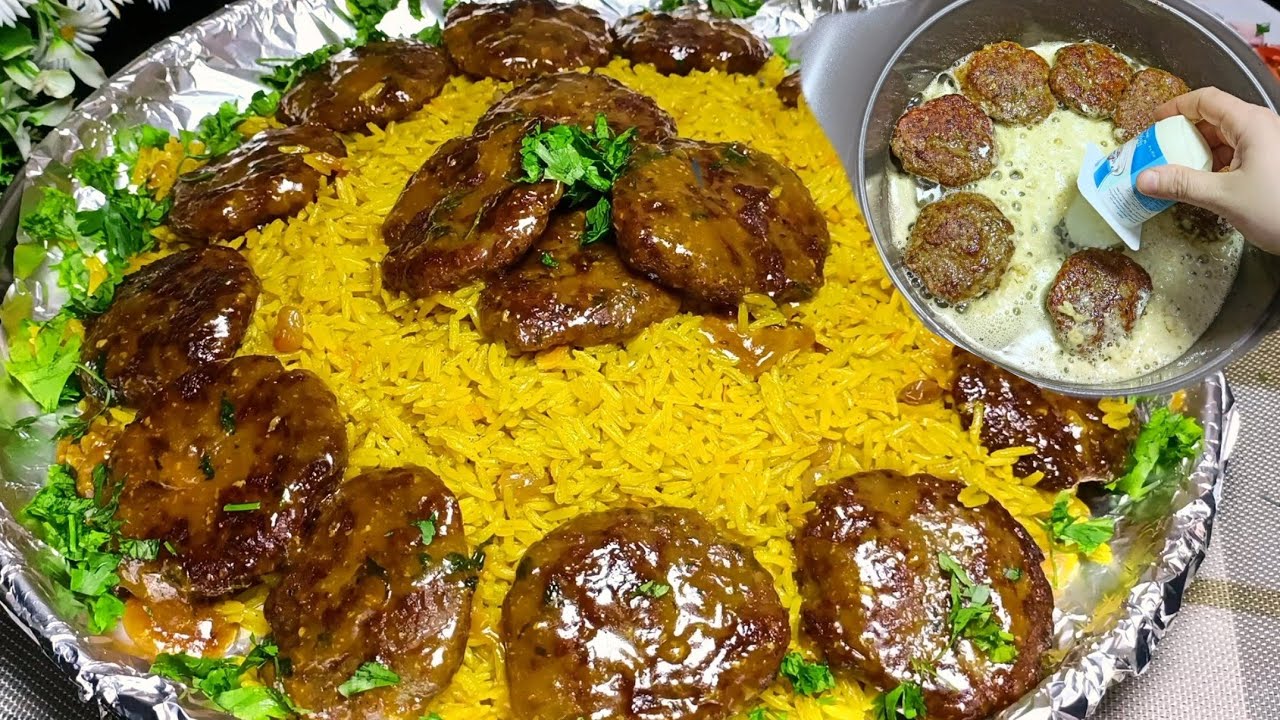 حطيت ليمون وزبادى وانبهرت بالنتيجة  كفتة الطاسة السريعة نصف كيلو لحمة مفرومة عملت وليمة لازم تجربى
