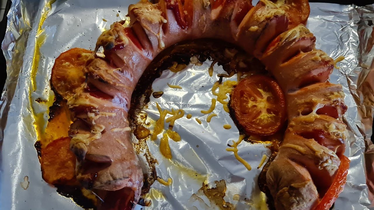 BAKED FALU SAUSAGE/ FALUKORV I UGNEN