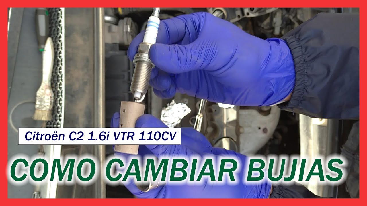 ✨Como Cambiar Bujías al Coche - BRICO TUTO  Citroën C2 1.6i VTR 110CV 🚗