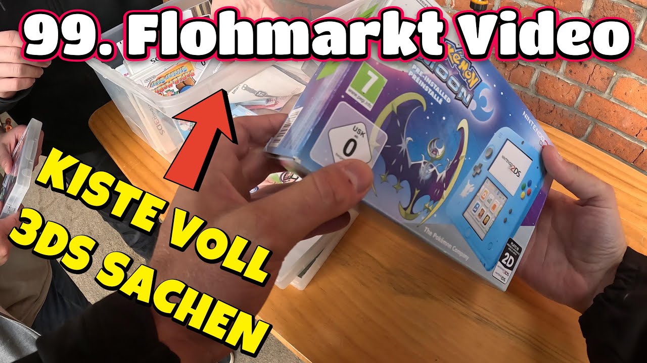 99 Flohmarkt Folge /// eine ganze Kiste voll mit DS und 3DS Sachen