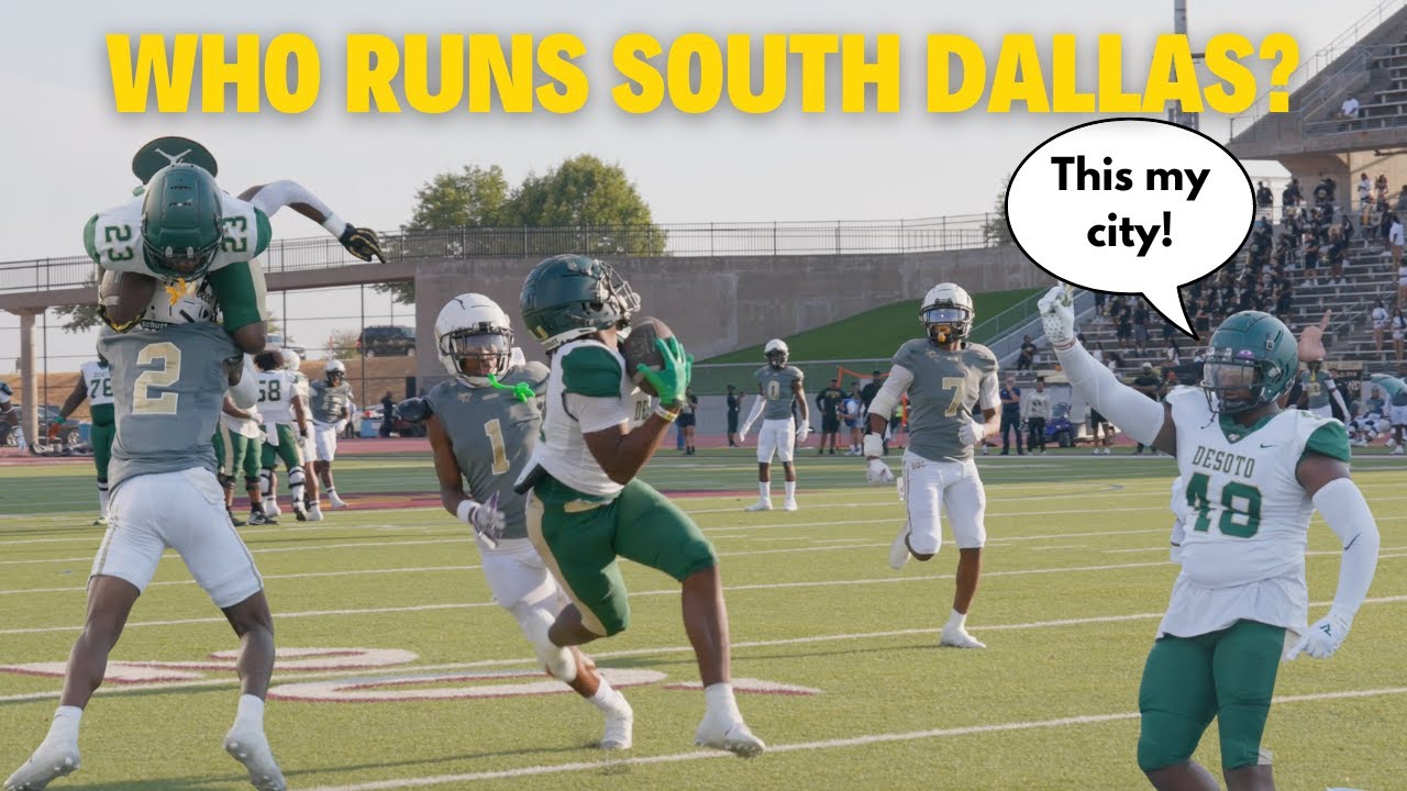 WHO RUNS SOUTH DALLAS?? | Desoto vs South Oak Cliff 2023 | Top Flight TX