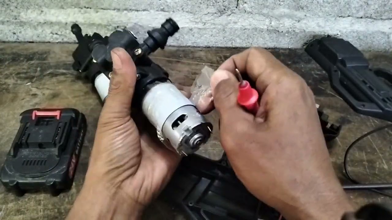 How to Change Motor Portable Car Washer 