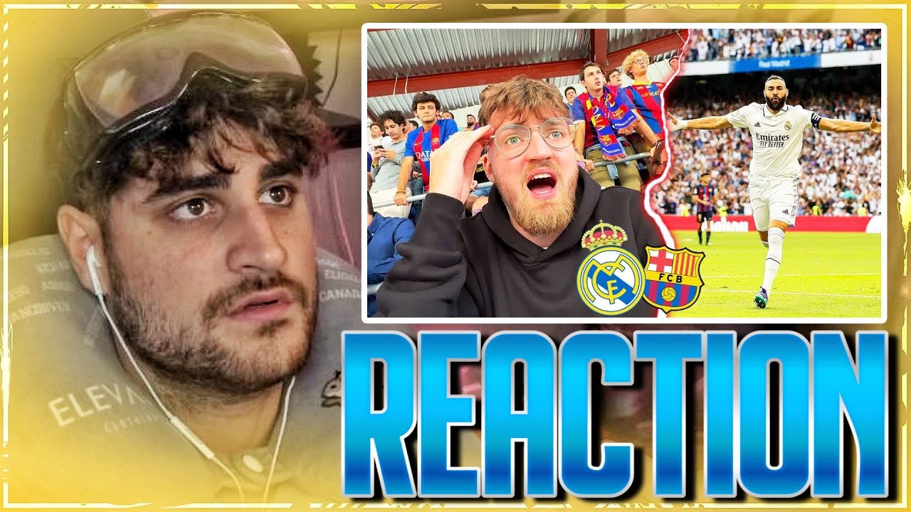 ANTON SCHON WIEDER IM LOCH..🕳 Eli reagiert auf „EL CLASICO“ REAL VS BARCELONA - STADION VLOG🔥