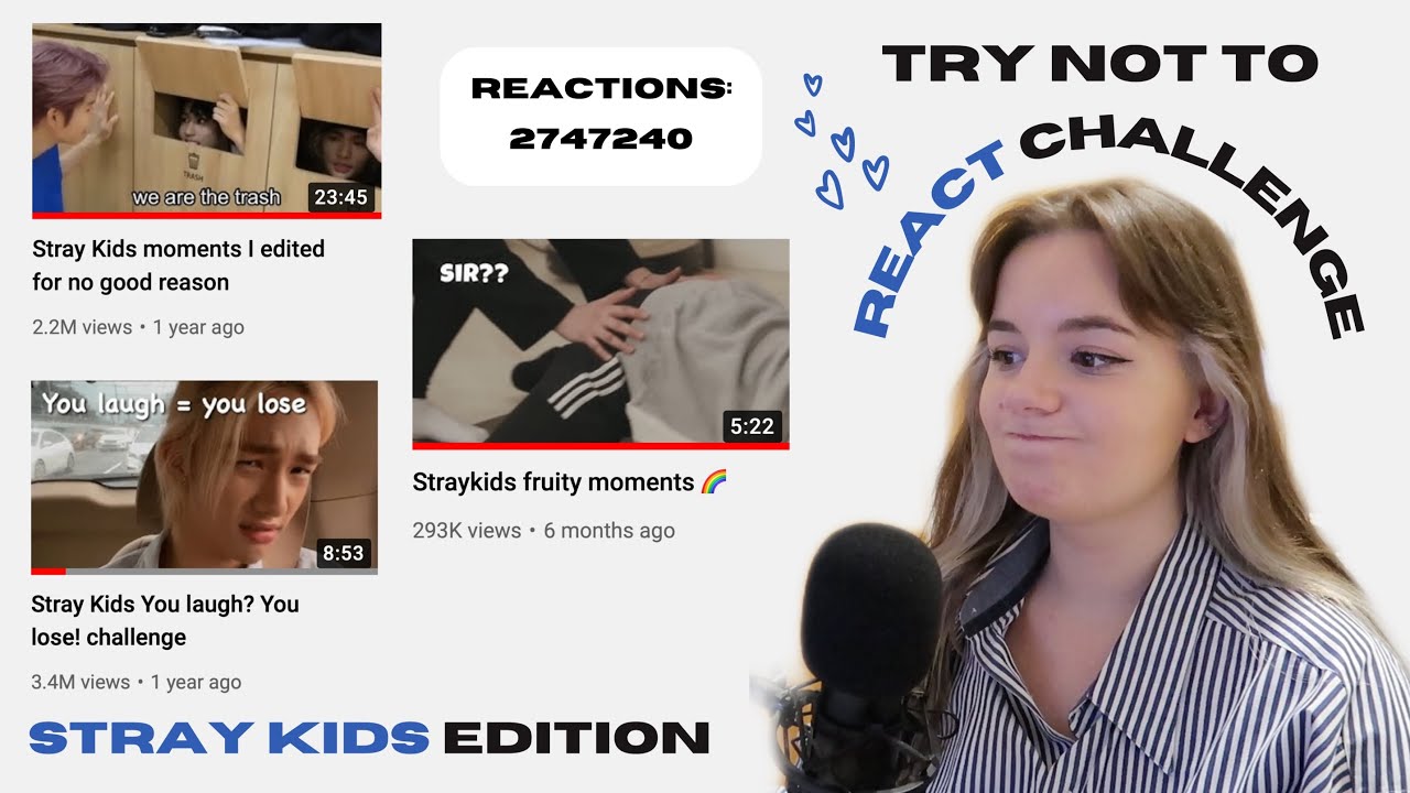 try not to react challenge - stray kids edition (biggest fail of my life)