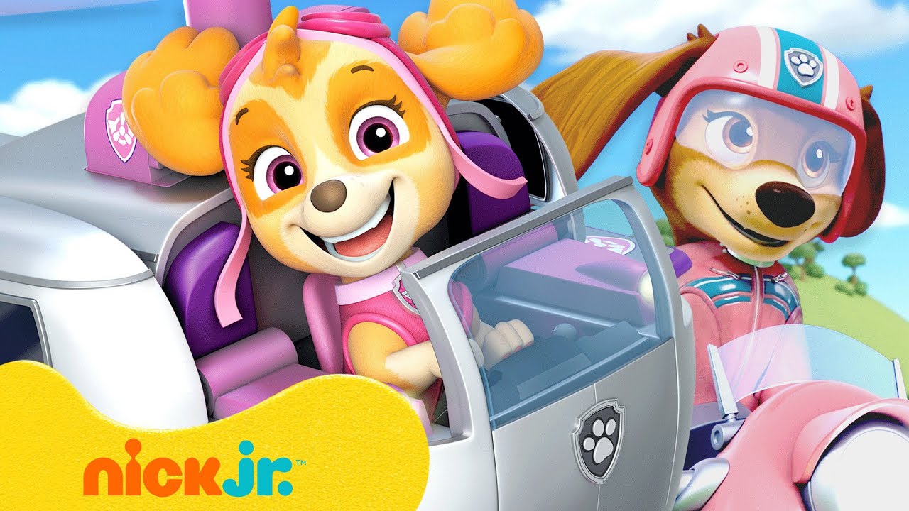 Paw Patrol | ¡Rescates de Chicas! con Skye, Everest y Liberty | 60 Minutos | Nick Jr. en Español