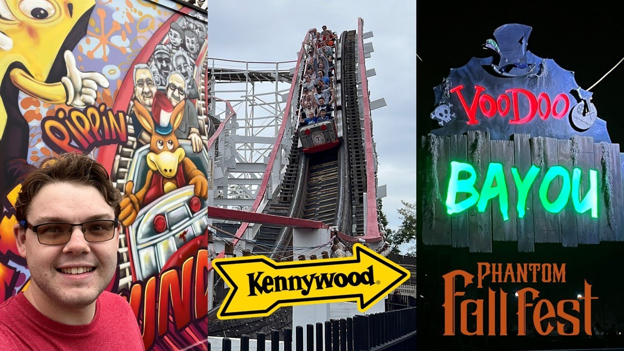 Thunderbolt & Voodoo Bayou NOW OPEN for Phantom Fall Fest! | Kennywood Vlog September 2024