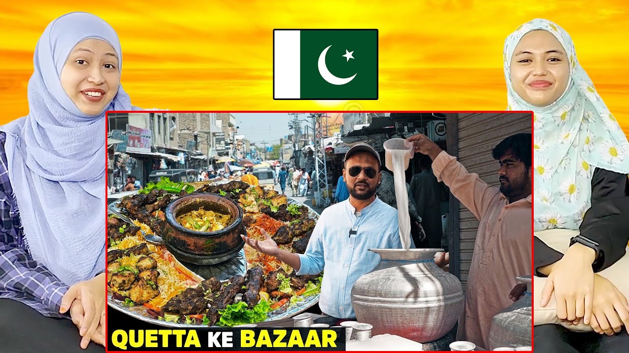 Quetta ke Bazaar | Pakistani Food, Baluchistan | Malaysian Girl Reactions