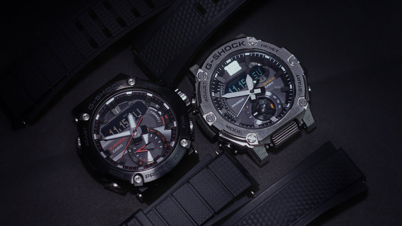 Carbon Core G-Shock Comparison | GST-B200 vs. GST-B300